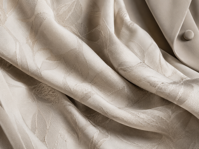 Textured silk jacquard crepe fabric — MingSilk collection image