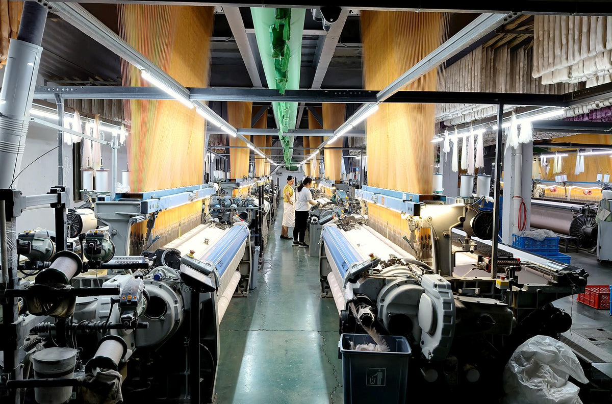 The weaving floor at Chongzhao, Huzhou