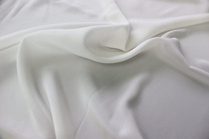 Wide view of MingSilk 18 momme silk Crepe de Chine with soft folds, fine texture and low lustre.