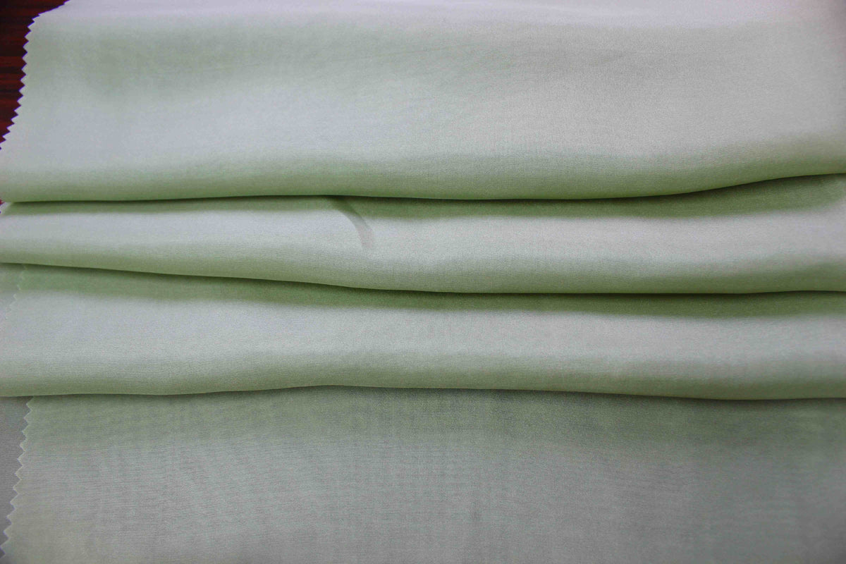 Folded 8 momme silk Habotai fabric showing lightweight construction