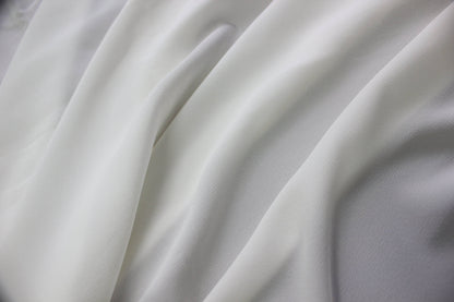 Flowing folds of MingSilk silk Crepe de Chine showing supple drape and medium body.