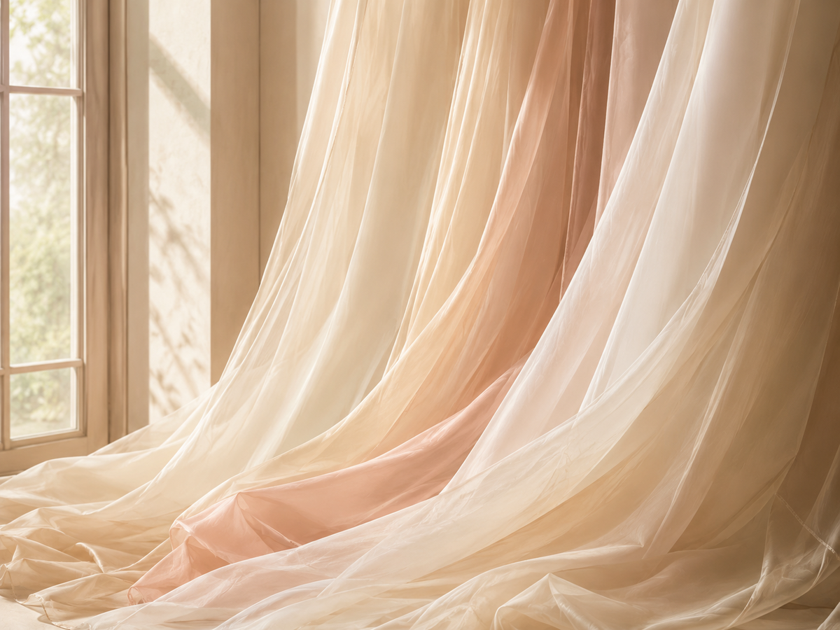 Silk fabric selected for sampling and sourcing